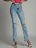 Women\'s jeans with slits AZR2983